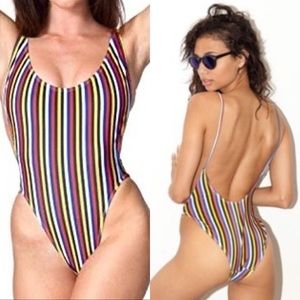 American Apparel Nylon Tricot One Pice Swimsuit